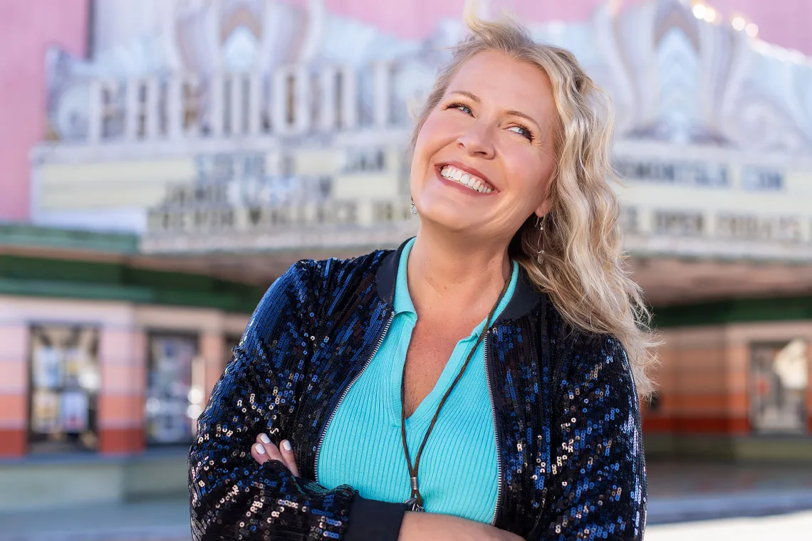 Personal brand portrait of Theresa Layne performing artist in San Luis Obispo